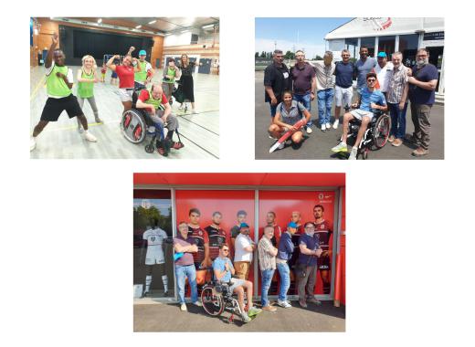 L’EAM Fond Peyré rencontre les joueuses et les joueurs  du Stade Toulousain