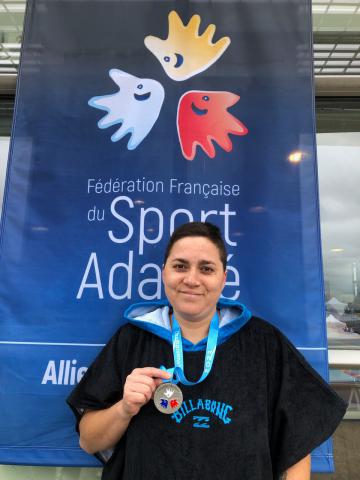 L’ESAT Château Blanc au Championnat de France Para Natation Adaptée